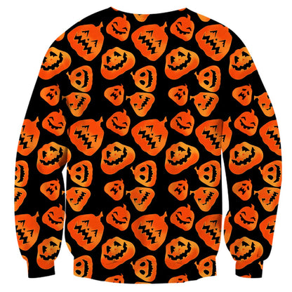Kürbis Halloween Hässlicher Weihnachtspullover