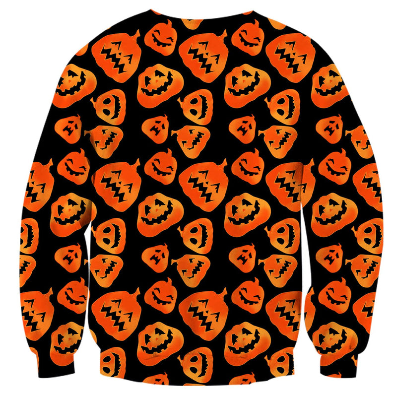 Pumpkin Halloween Ugly Christmas Sweater