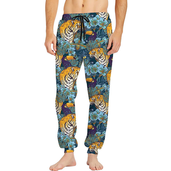 Leaves Tiger Funny Joggers