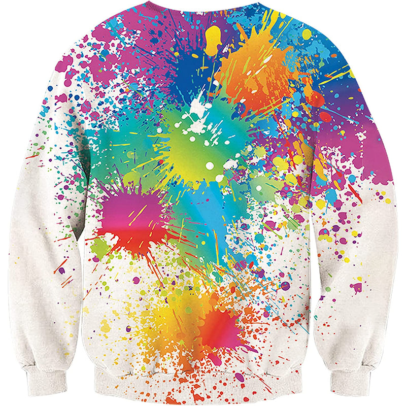 Paint Splatter Ugly Christmas Sweater