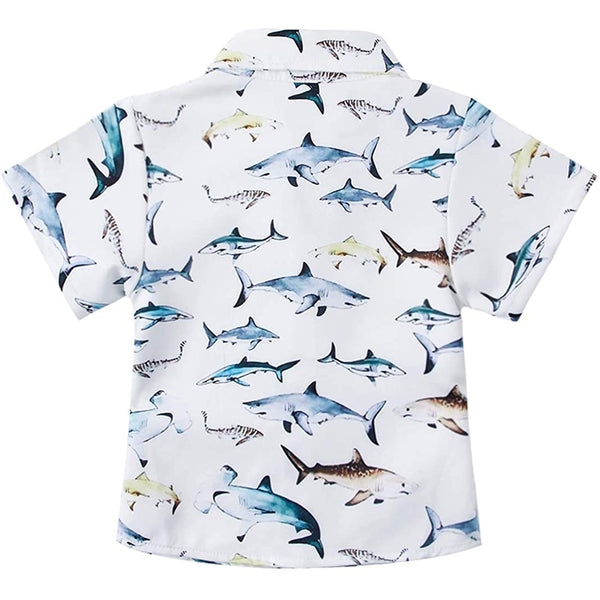 Sharks Funny Toddler Hawaiian Shirt