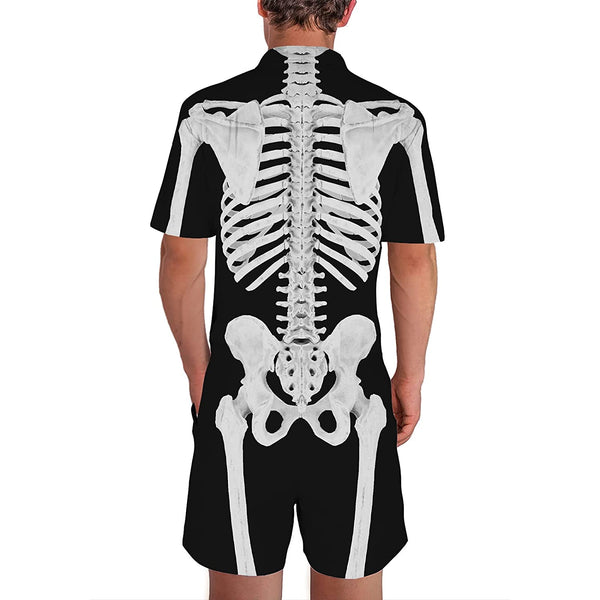 Skeleton Male Romper