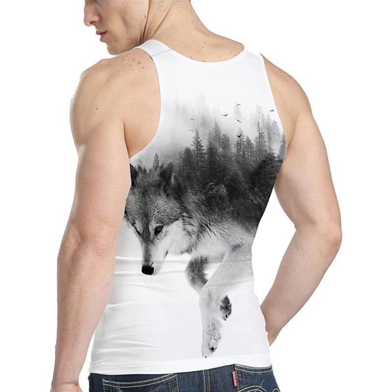 Forest Wolf Funny Tank Top