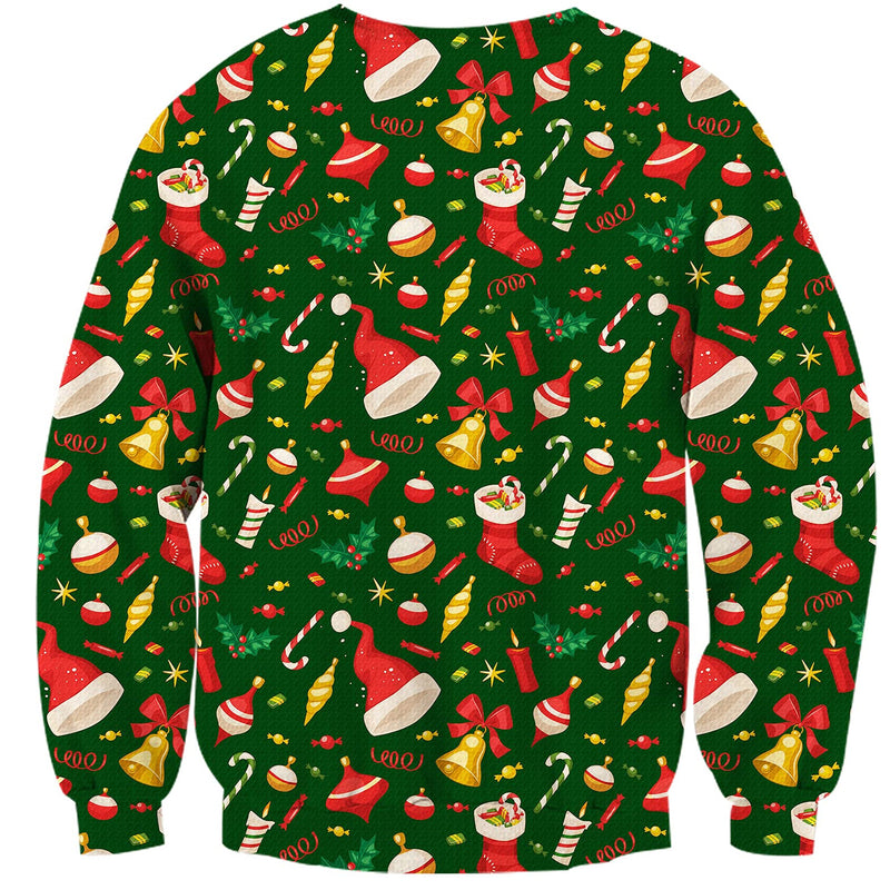 Bulbs Sloth Ugly Christmas Sweatshirt