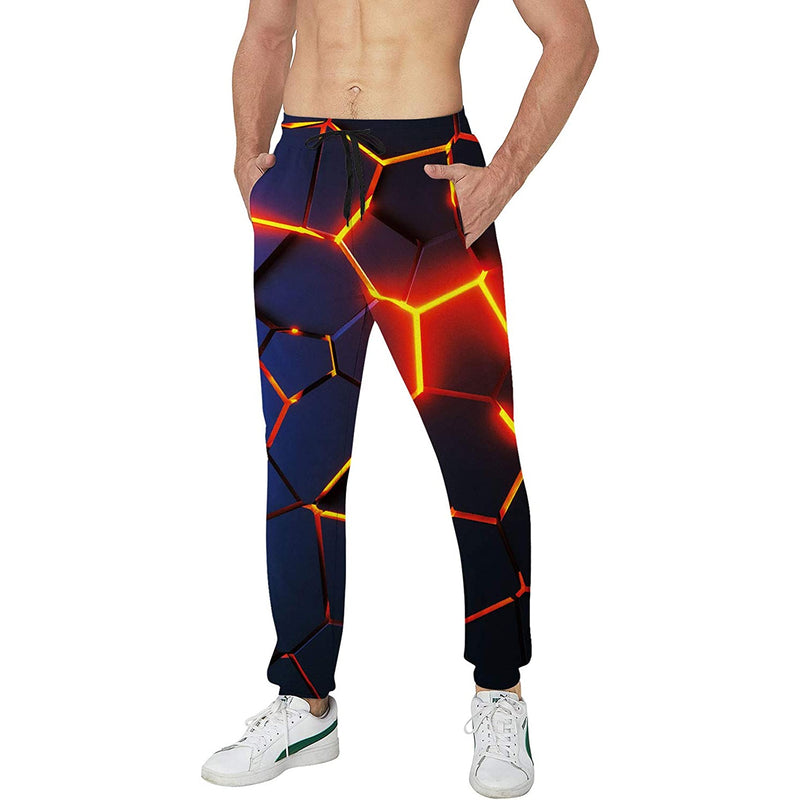 Crack Geometric Funny Sweatpants