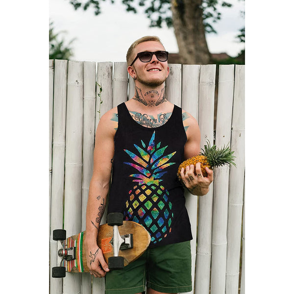 Black Pineapple Funny Tank Top