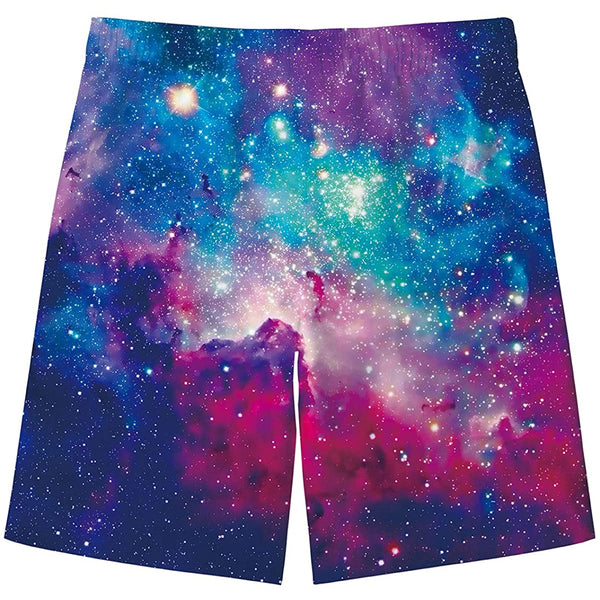 Wine Galaxy Funny Boy Swim Trunk