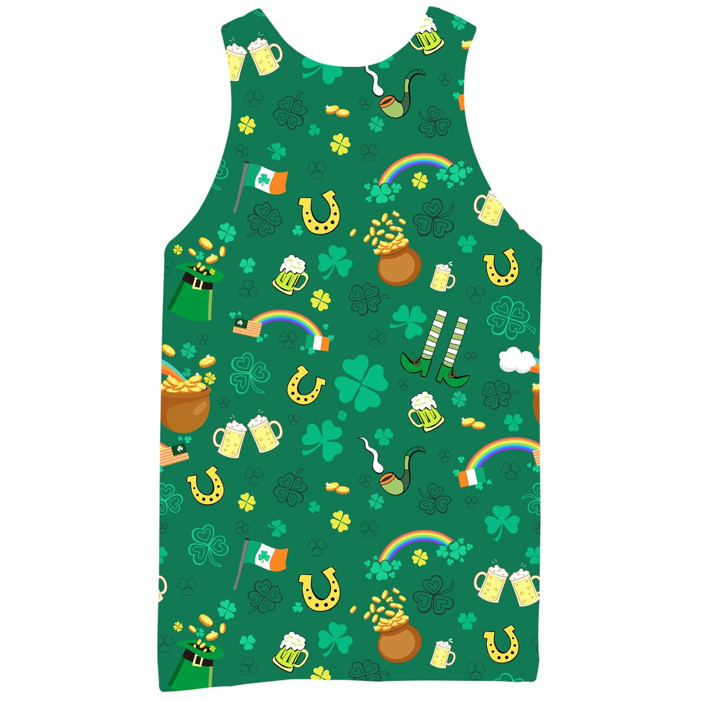 St. Patrick's Day Groene Grappige Tanktop