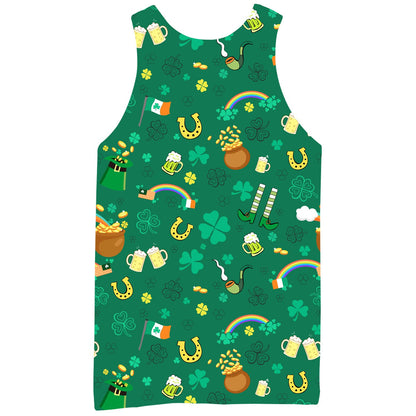 St. Patrick's Day Groene Grappige Tanktop