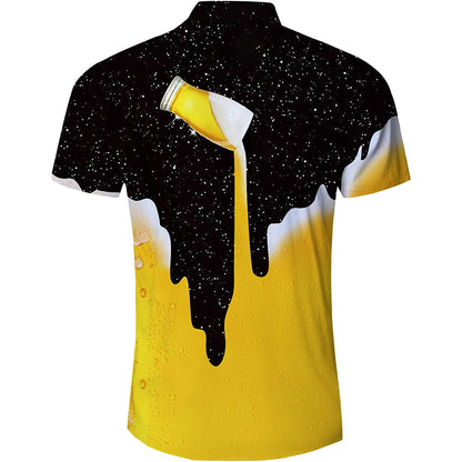 Galaxy Gießen Bier Lustige Hawaiian Shirt