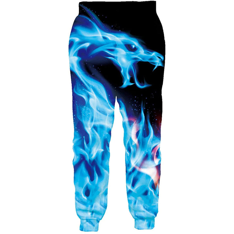 Ice Dragon Funny Sweatpants