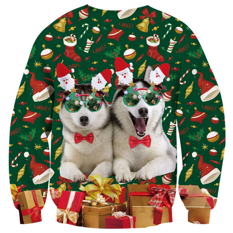 Husky Ugly Christmas Sweater