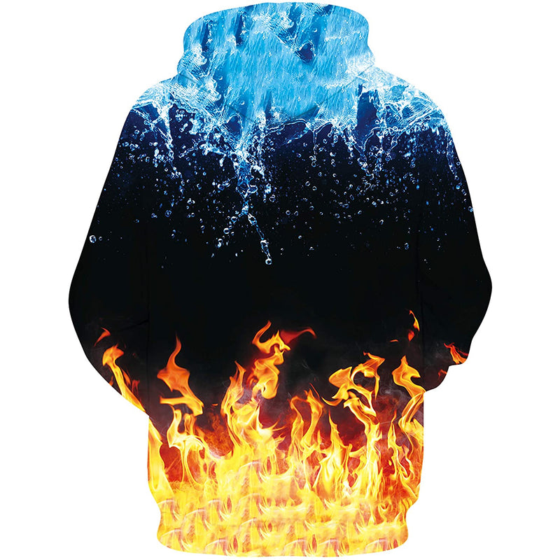 Ice & Fire Funny Hoodie