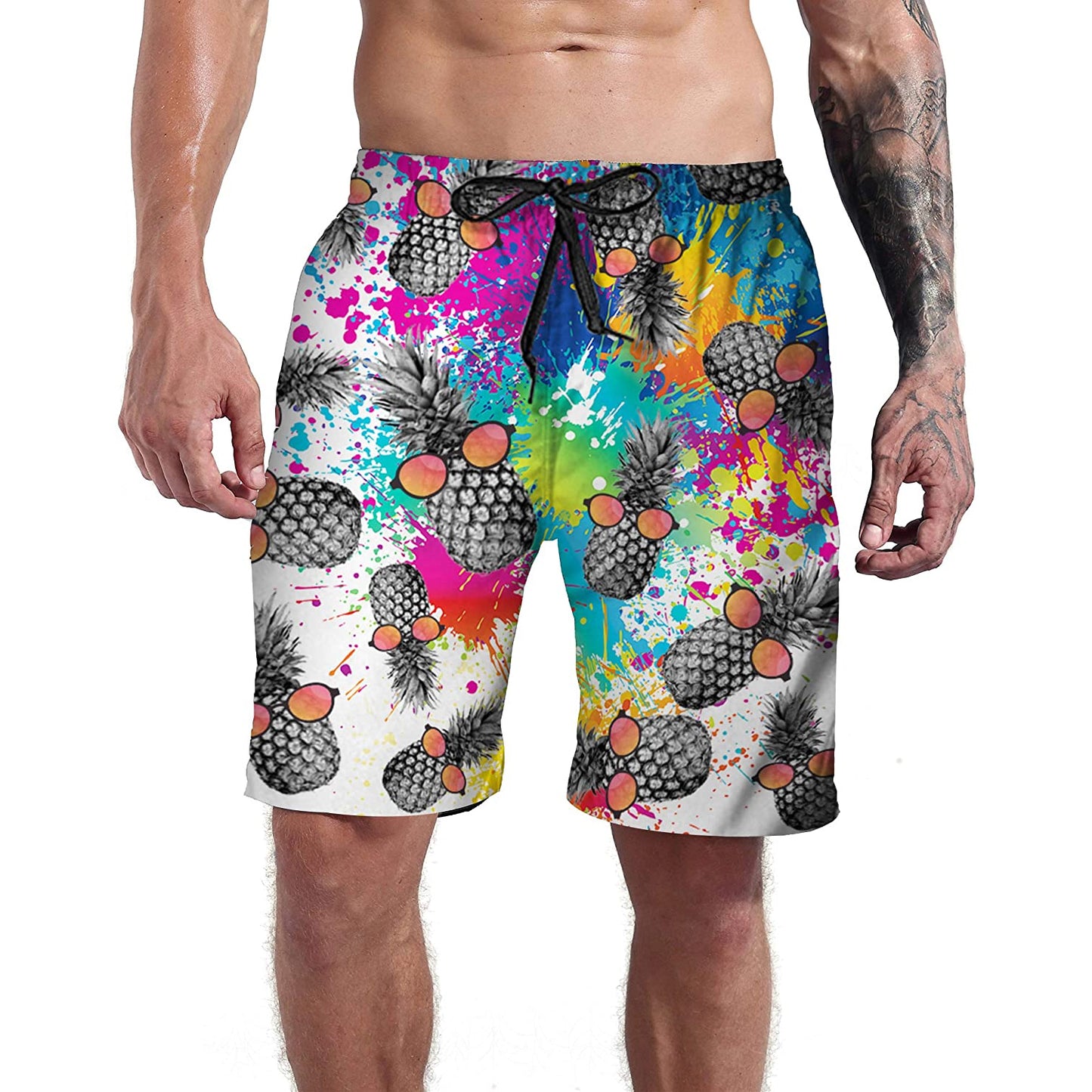 Sonnenbrille Ananas Malerei Lustige Badehose