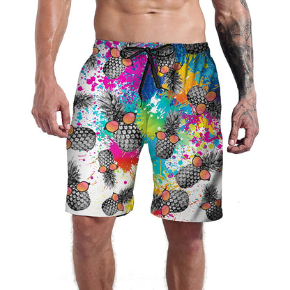 Sonnenbrille Ananas Malerei Lustige Badehose