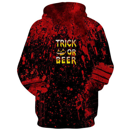 Trick Or Beer Halloween Grappige Hoodie