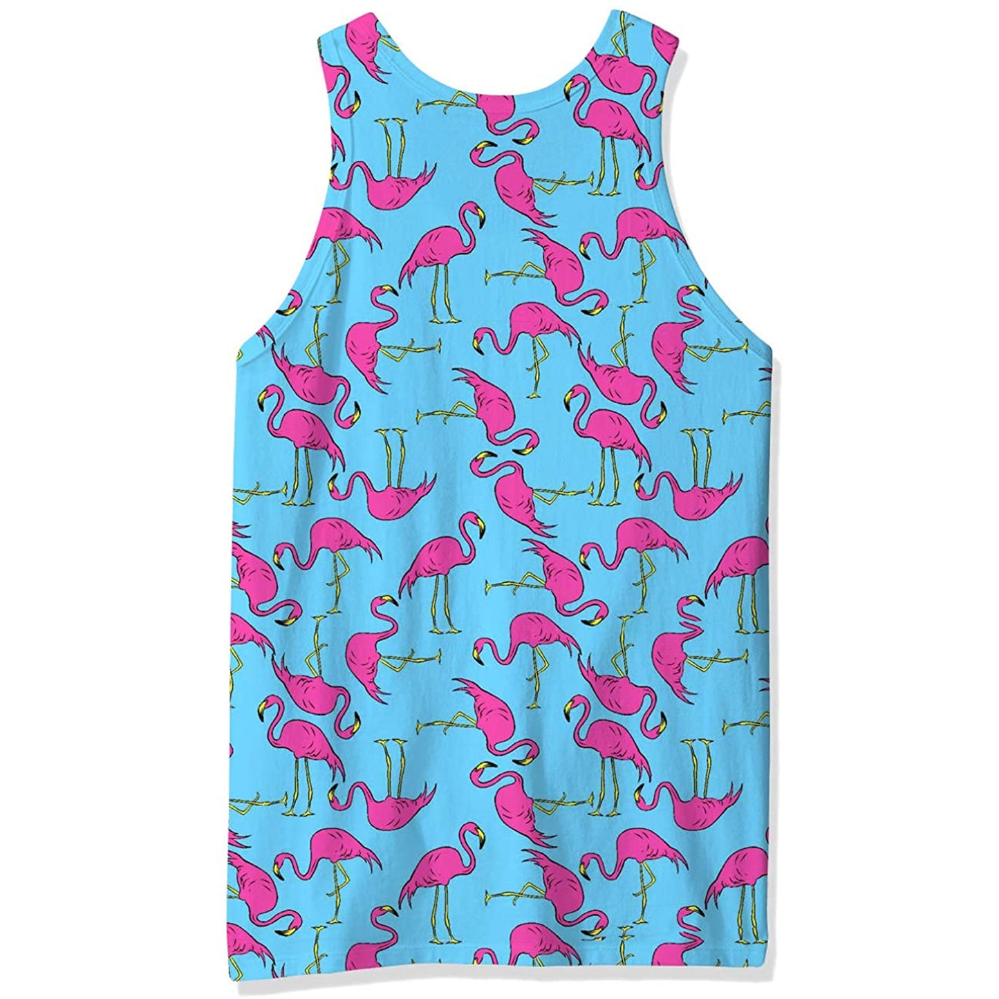 Roze Flamingo Grappig Tanktopje