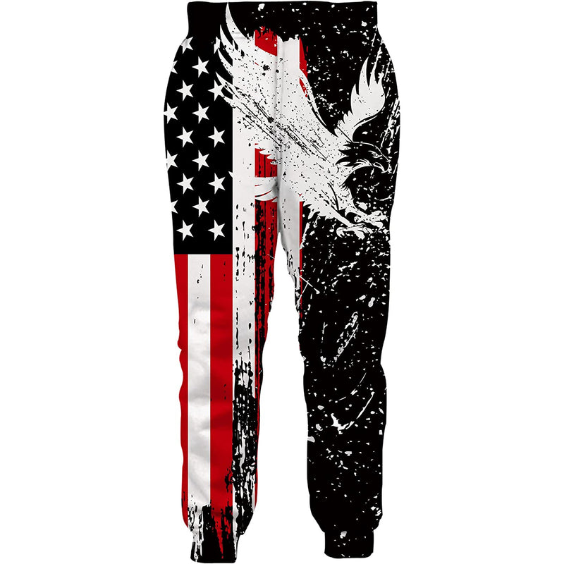 American Flag Eagle Funny Sweatpants