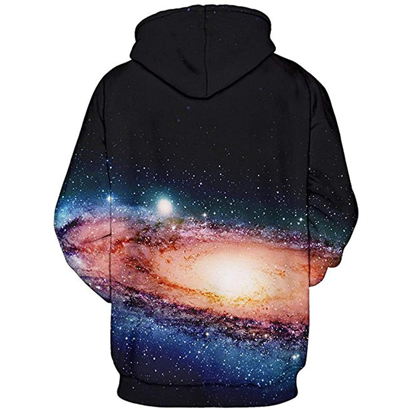 Space Romantic Cat Funny Hoodie