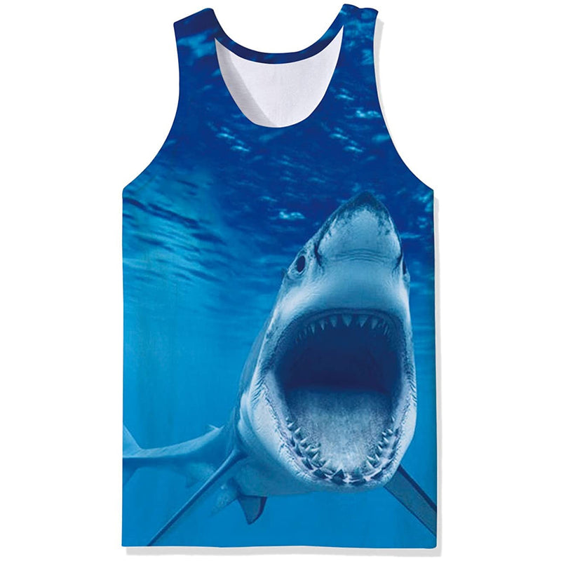 Shark Funny Tank Top