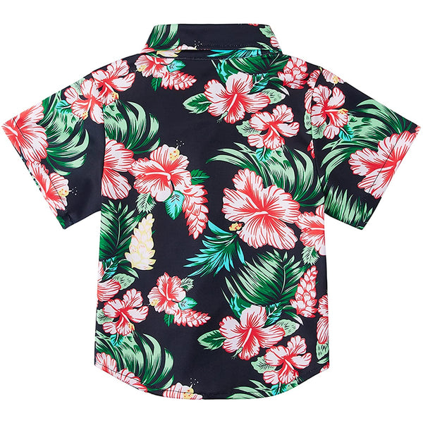 Hawaii Floral Funny Toddler Hawaiian Shirt