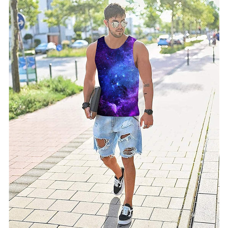 Galaxy Funny Tank Top