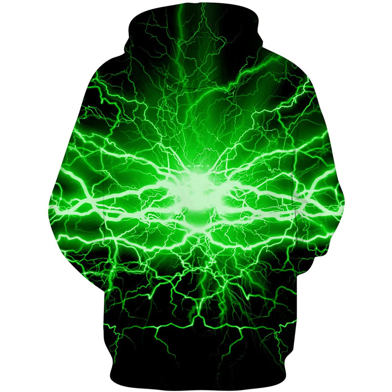 Green Aurora Funny Hoodie