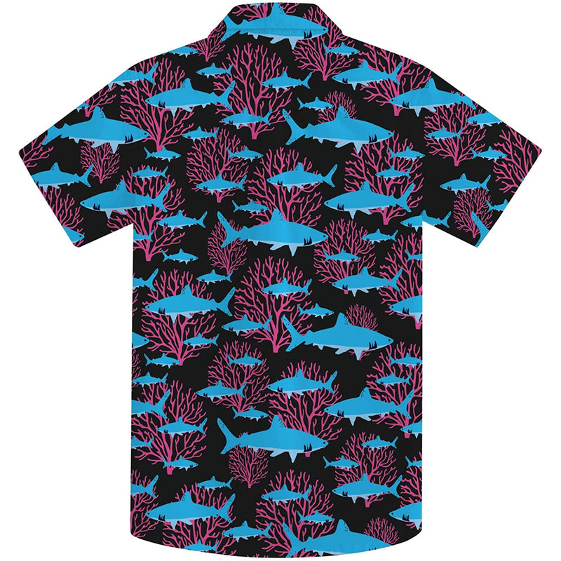 Coral Shark Funny Toddler Hawaiian Shirt