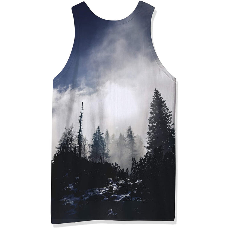 Forest Wolf Funny Tank Top