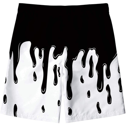 Tropfende lustige Jungen Badehose