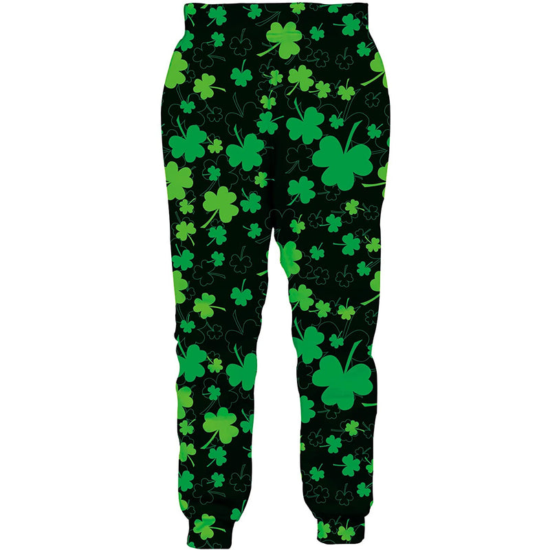 St Patrick's Day Shamrock Funny Sweatpants