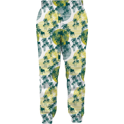 Palme Hund lustige Jogger