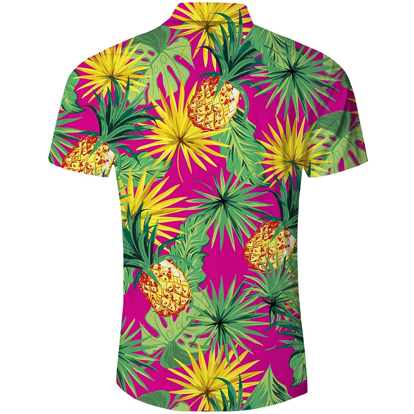 Blatt Ananas Lustiges Hawaiihemd