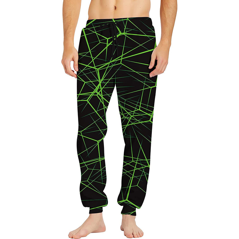 Green Laser Funny Sweatpants – D&F Clothing