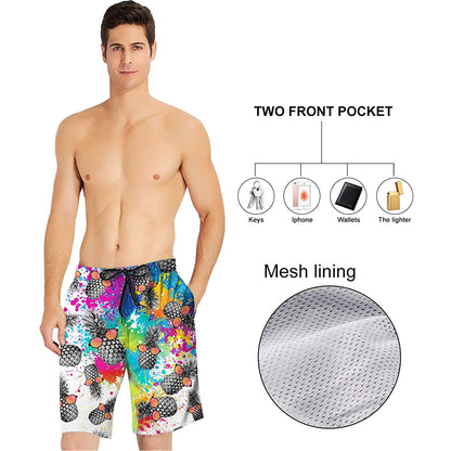 Sonnenbrille Ananas Malerei Lustige Badehose
