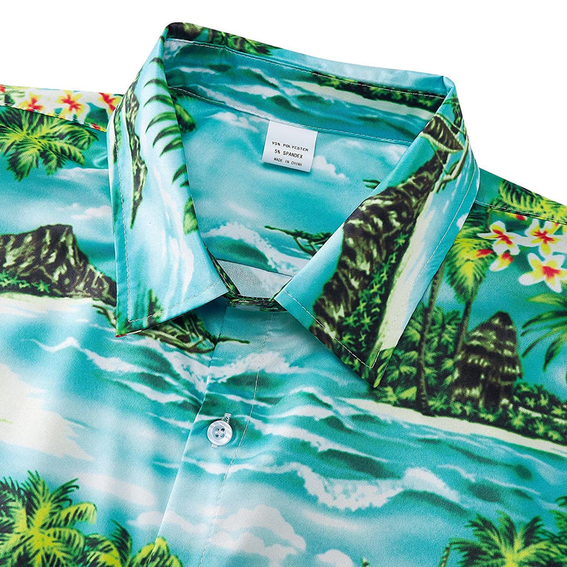 Hawaii Island Tree Funny Hawaiian Shirt