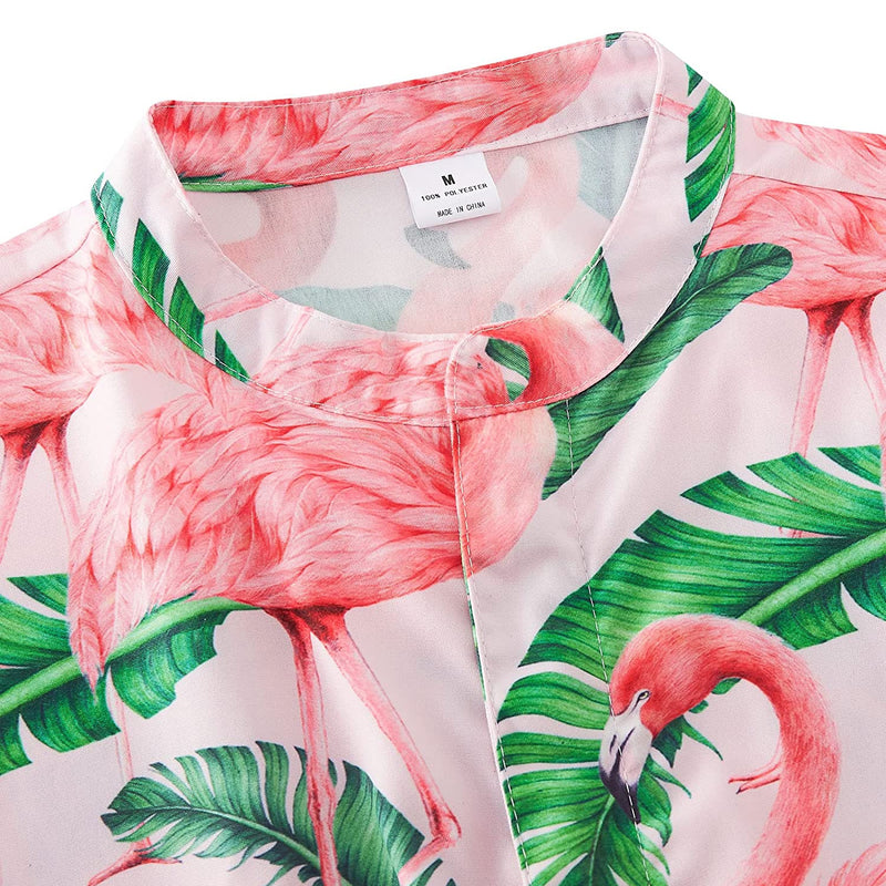 Banana Leaf Flamingos Men Romper