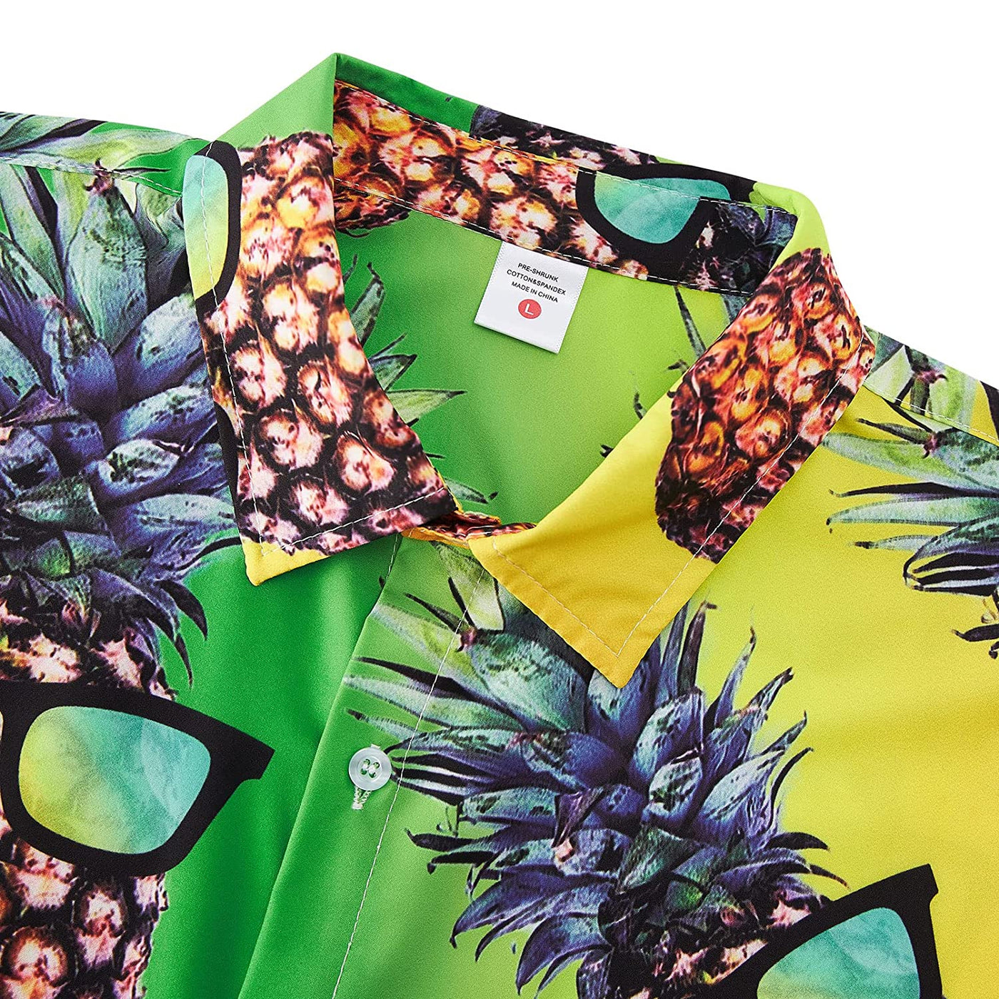 Colorful Sunglasses Pineapple Funny Hawaiian Shirt – D&F