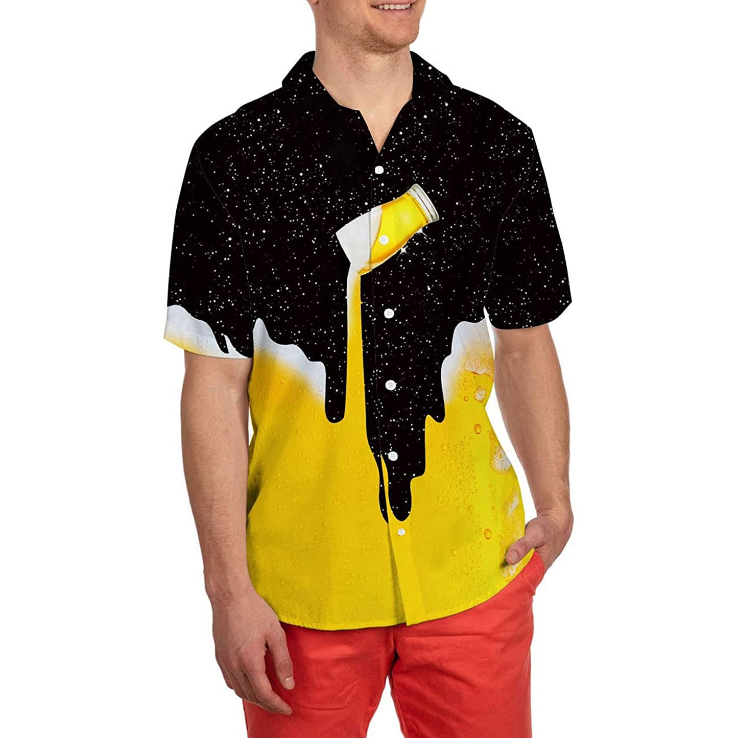 Galaxy Gießen Bier Lustige Hawaiian Shirt