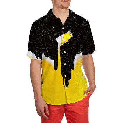 Galaxy Gießen Bier Lustige Hawaiian Shirt