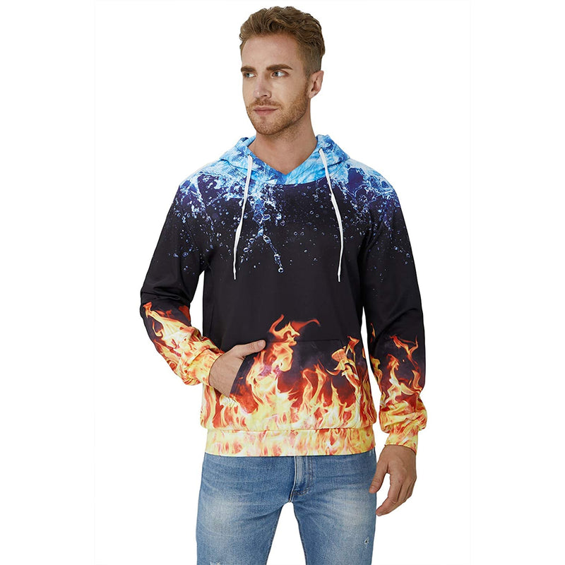 Ice & Fire Funny Hoodie