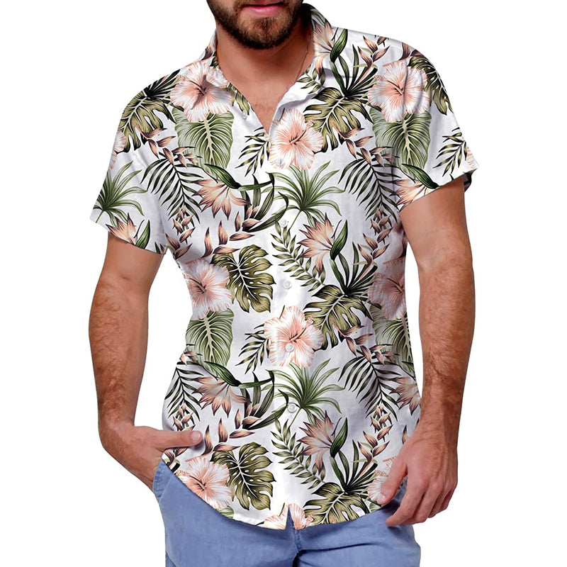 Palm Leaf Tropical Funny Hawaiian Shirt