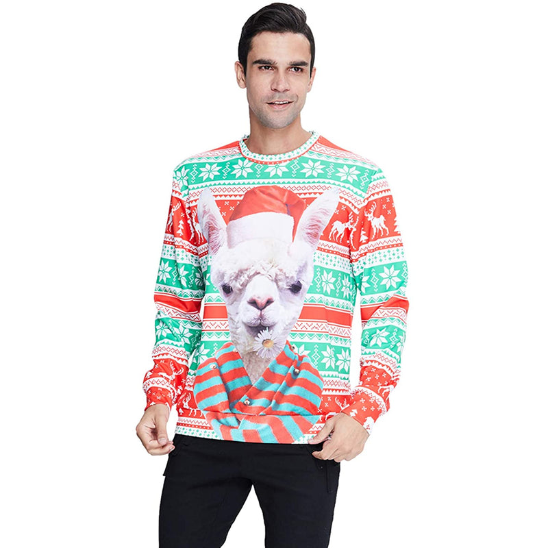 Llama Ugly Christmas Sweater