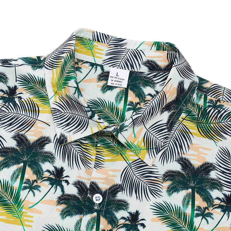 Hawaii Palm Leaf Funny Hawaiian Shirt