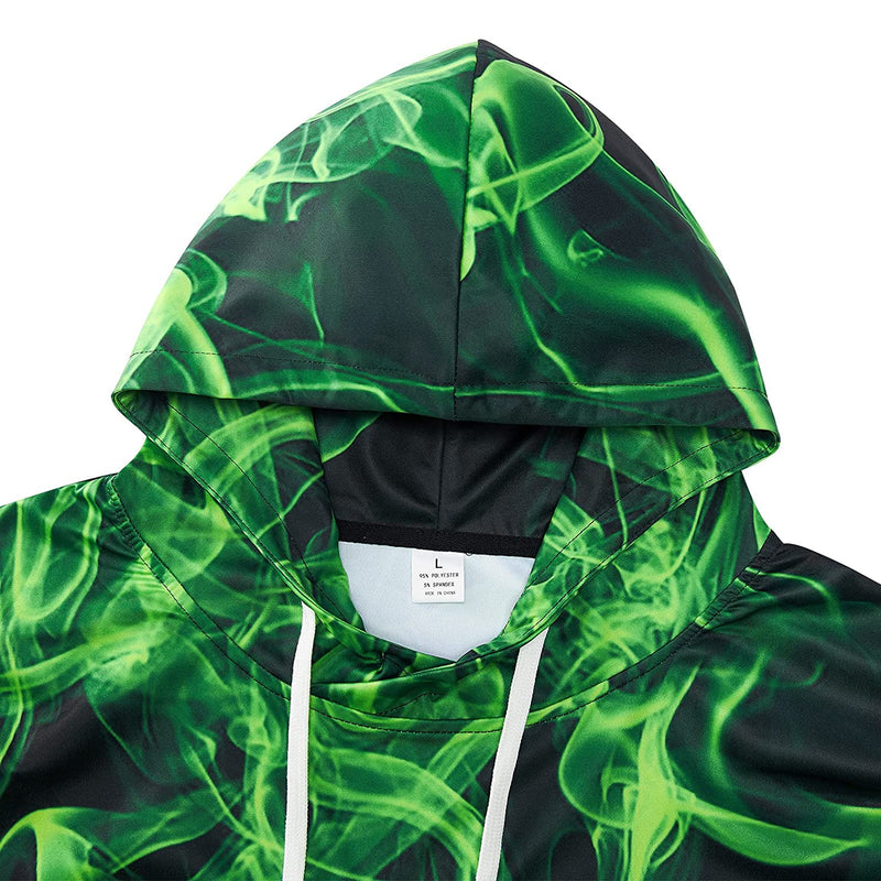 Green Smoke Funny Hoodie