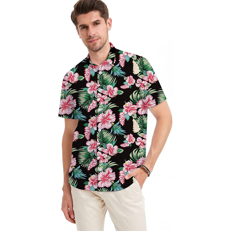 Tropical Floral Funny Hawaiian Shirt