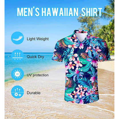 Floral Flowers Funny Button Up Shirt
