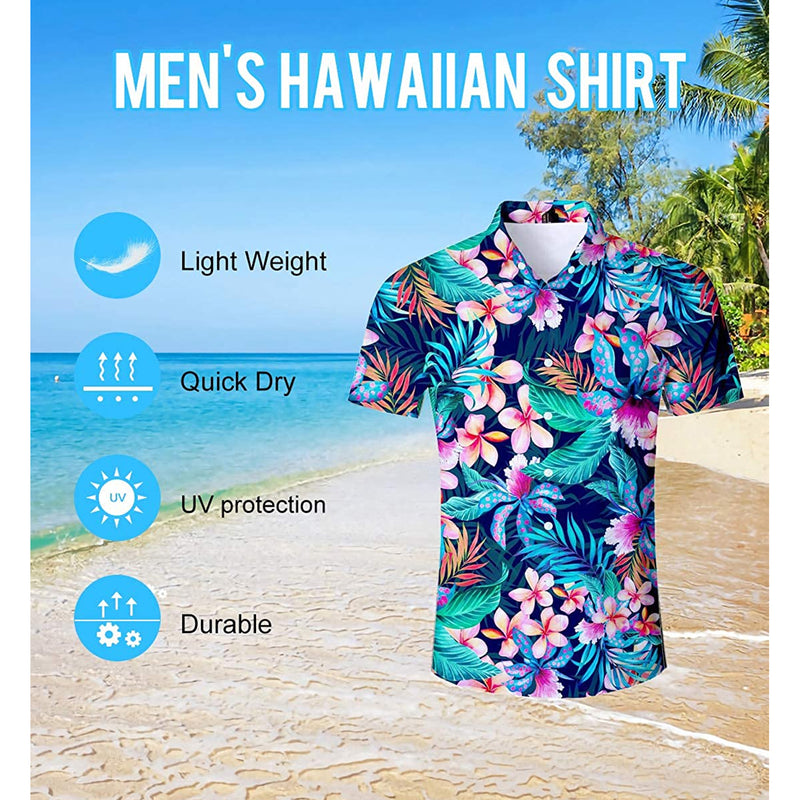 Floral Flowers Funny Button Up Shirt