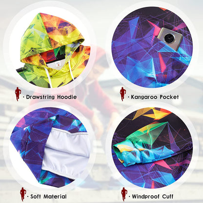 Kleurrijke Mitsubishi grappige hoodie