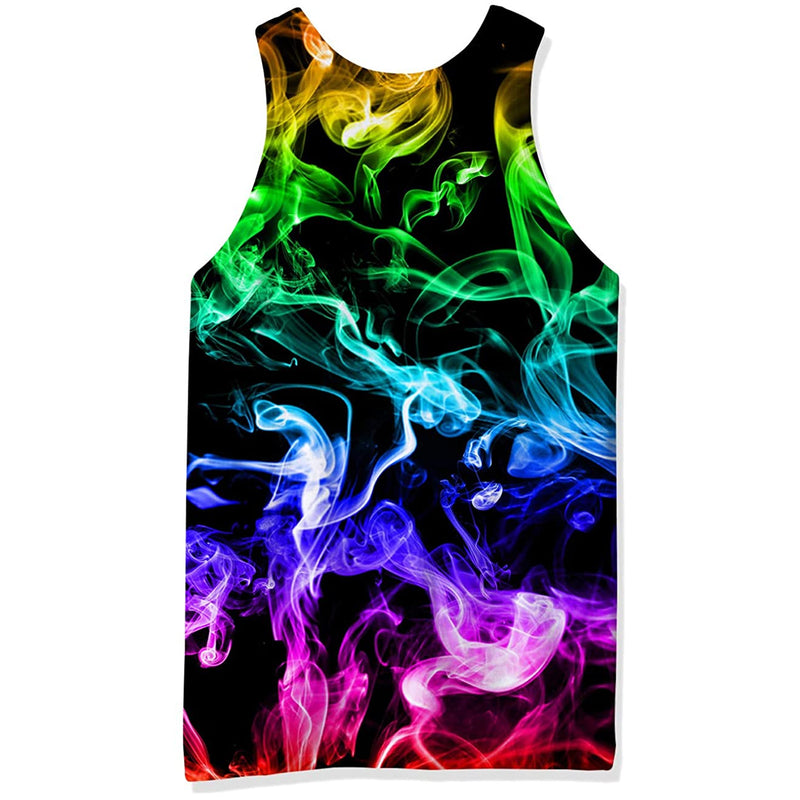 Colorful Smoke Funny Tank Top